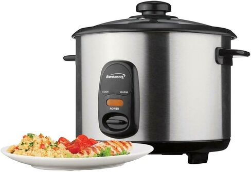 Brentwood Rice Cooker, 5-Cup, Stainless Steel in Saudi Arabia