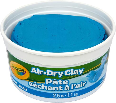Crayola Air Dry Clay, 2.5lb Tub, Blue in Saudi Arabia