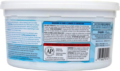 Crayola Air Dry Clay, 2.5lb Tub, Blue in Saudi Arabia