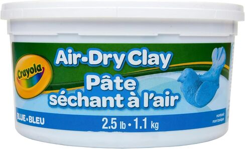 Crayola Air Dry Clay, 2.5lb Tub, Blue in Saudi Arabia
