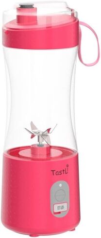 Portable Blender Bottles, Personal Mini Small Blender for Shakes, Smoothies, Fruit Juice and Protein mixes, Cordless, USB-C Rechargeable (Black) in Kuwait