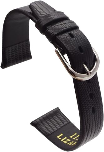 سحلية الحبوب حزام ساعة اليد الأسود والبني العجل جلد طبيعي 12 مللي متر 14 مللي متر 16 مللي متر 18 مللي متر 19 مللي متر 20 مللي متر 21 مللي متر حزام الساعات رقيقة لينة حزام (استيك) ساعة للمرأة أو الرجل in Kuwait