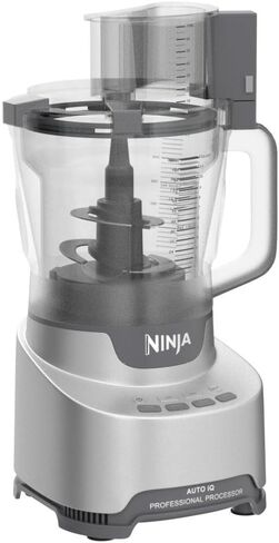 Ninja NF705BRN Professional XL Food Processor, 1200 Peak-Watts. 4 Functions for Chopping, Slicing/Shredding, Purees, Dough. 12-Cup Processor Bowl, 2 Blades/Discs, Feed Chute/Pusher, Storage Box, Black in Saudi Arabia