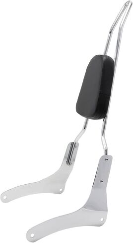 Passenger Sissy Bar Rear Backrest Pad for Kawasaki Vulcan 900 VN900 Classic Custom 1996-2023, Black in Kuwait