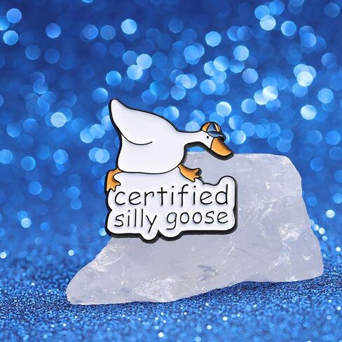 Funny Animal Enamel Pins Set Corgi Frog Goose Cat Themed Badge Pins for Backpack Novelty Lapel Pins for Clothes Cartoon Brooches for Hats Bags Jackets in Saudi Arabia