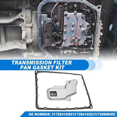 ACROPIX RE4R01A Automatic Transmission Filter Kit CVT Oil Cooler Filter Oil Pan Gasket Kit Fit for Nissan Pathfinder 1996-1999 No.3172841X00 - Pack of 2 in Saudi Arabia
