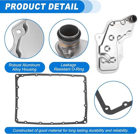 ACROPIX RE4R01A Automatic Transmission Filter Kit CVT Oil Cooler Filter Oil Pan Gasket Kit Fit for Nissan Pathfinder 1996-1999 No.3172841X00 - Pack of 2 in Saudi Arabia