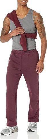 Amazon Essentials Men's Fleece Open Bottom Sweatpant (Available in Big & Tall) in Saudi Arabia