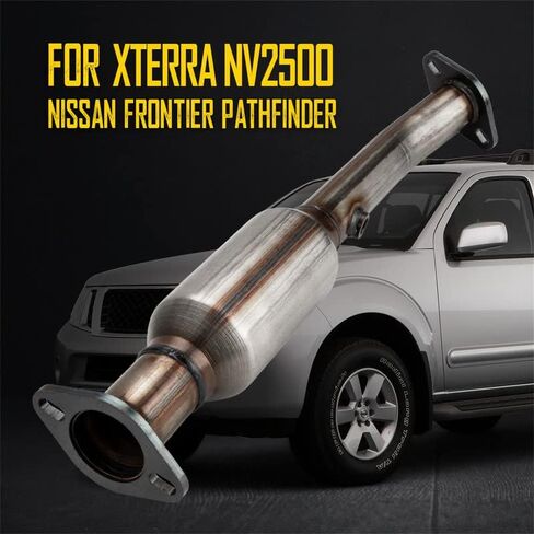 KAX Catalytic Converter Rear Right Replacement for 2005-2018 Frontier, 2012-2017 NV1500 NV2500 NV3500, 2005-2012 Pathfinder, 2005-2015 Xterra OE Replace 16399 (EPA Compliant) in Saudi Arabia