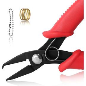 Split Ring Pliers Jump Ring Opener Ring Opening Pliers Split Ring Opening Pliers Ring Splitter Plier Jewelry Making Tools Tweezers Opener Tools for Jewelry Beading Repair Making Supplies