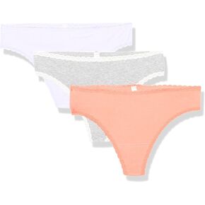 Skarlett Blue Women's Adorned Cotton Thong 3-Pack