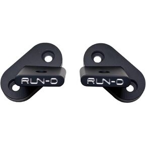 RUN-D A-Pillar Light Mount Windshield Light Brackets for Jeep Wrangler JK