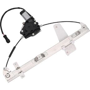 Front Left Driver Side Power Window Regulator with Motor Compatible with Jeep Grand Cherokee WJ Series 2000-2004, Only Fit The Car Manufactured After 3/09/2000, Replace OE 741-556
