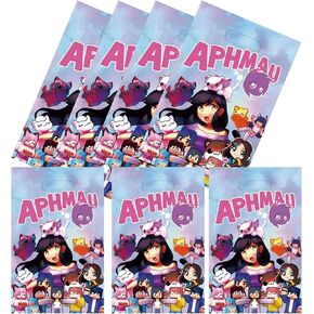 Jlemon 30Pcs Aph-mau Cat Game Bags Party Supplies Meemeows Birthday Party Decorations Theme Party Bags Kids Candy Treat Bag Party Supplies, Purple