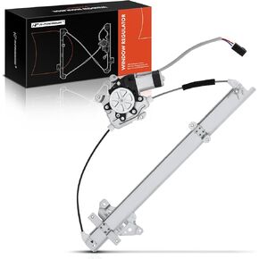 A-Premium Electric Power Window Regulator with Motor Compatible with Infiniti QX4 1997-2000 & Nissan Pathfinder 1996-2000, fits 2-Pin Only, Front Left Driver Side, Replace#80721-0W210, 80731-0W265
