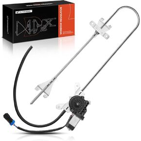A-Premium Electric Power Window Regulator with 2-Pin Motor Compatible with Kenworth T600 1999 2000 2001 2002 2003 2004, Front Left Driver Side, Replace# R211010