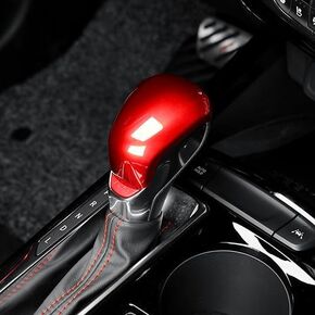 YOUTOOOCAR Red Gear Cover ABS Auto Shift Gear Cover Compatible with Blazer 19-24 Trailblazer 21-24 Equinox 22-24 Colorado Crew Cab 23-25 Malibu 21-24 Trax 24-25 Accessories