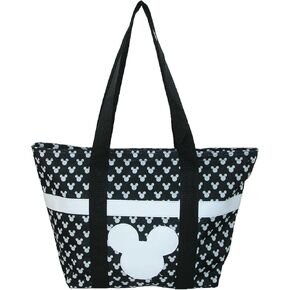 Disney Mickey and Minnie Mouse Icon Polka Dot Travel Beach Tote