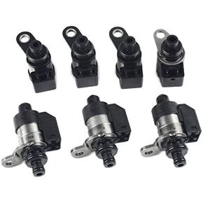 7PCS RE5R05A Transmission Shift Solenoids Kit Compatibile with Datsun H-yundai I-nfiniti