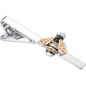 Unique Insect Tie Clip for Men Ladybug Bee Tie Bar Silver Gold Animal Novelty Anniversary Jewelry Gift