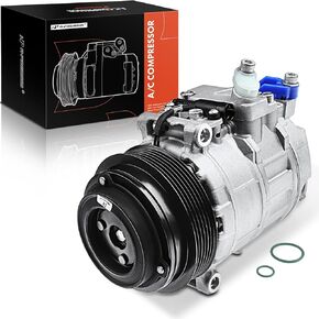 A-Premium A/C Compressor with Clutch Compatible with Dodge Freightliner Sprinter 02-06, Mercedes-Benz C220 C230 C280 CL500 CLK320 ML320 ML500 E300 E420 SLK320, & More