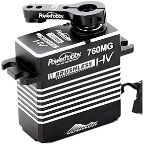 760MG Hige Voltage Waterproof Brushless Steel Gear High Torque 760 OZSpeed 0.11 @ 8.4v Servo with Aluminum Case