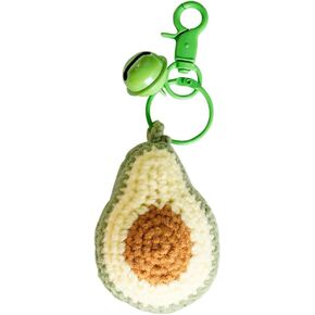 Cute Keychain Crochet Keychain Hand Woven Plush Keychain Soft Macrame Keychain for Women Teen Girl Gifts
