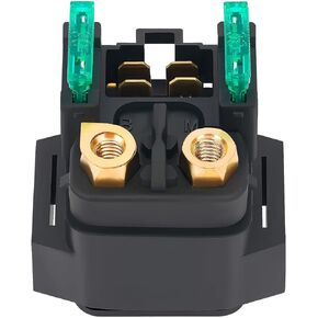 AHL Motorcycle Starter Relay Solenoid Compatible with Yamaha Bear Tracker YFM250 YFM 250 1999 ATV/Grizzly 400 YFM400 2007 2008 ATV/Kodiak 400 YFM400 2000 2001 2002 2003-2006 ATV