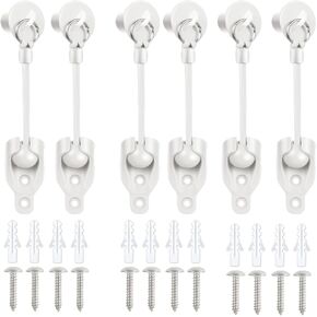 Sunshade Shade Hardware Bungee kit and End Cap Coolaroo Replacement Part for Coolaroo Outdoor Roller Shade Rollershade Part coolaroo Shades Replacement Parts (White, Bungee Kit+End Cap 3 Set)