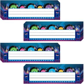 Pack of 50 Science Lab Nameplates for Student Desks Back to School Classroom Name Tags 3 x 10 inches