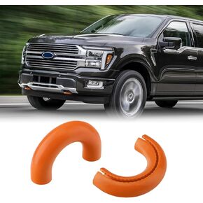 أغطية خطاف السحب لسيارة Ford F150 2004-2024 Bronco Base/Big Bend/Outer Banks 2021-2024 متوافقة مع ملحقات Toyota Tundra 2017-2021|(برتقالي)