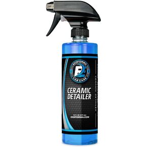 ExoForma Ceramic Detailer SiO2 Ceramic Spray Wax Sealant - Delivers High Gloss, Superior Durable Protection & Hydrophobic Action - Extends Ceramic Coating Lifespan - For Cars, Boats, ATVs & RVs