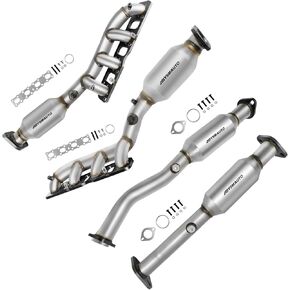 Catalytic Converter Direct-fit Compatible with Nissan Pathfinder 2008-2012, Infiniti QX56 2004-2010 5.6L V8 Front Left, Right Rear Left, Right Catalytic Convertor (EPA Compliant)
