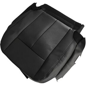 GXARTS Passenger Side Bottom Replacement Perforated Leather Seat Cover Black #1W 2W 4W or FW Compatible with Ford Expedition 2007 2008 2009 2010 2011 2012 2013 2014