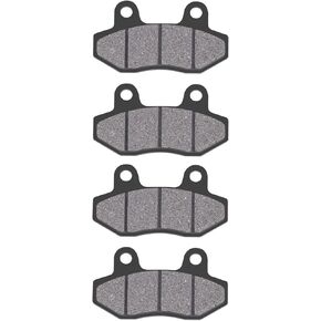 Front & Rear Brake Pads for Gy6 49cc 50cc 125cc 150cc 200cc 250cc Go kart ATV Dirt Bike Pit Comet GT125 GT250 GT650 Naked GT650R GT650S GT250 GT250R GT650 R S X GV650 Aquilla YB 125 150 250(2pcs)