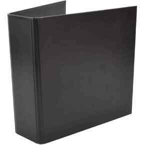 DJOIS by Tarifold - CD & DVD 2-Ring Binder - Durable CD & DVD Storage - Durable Material - A5 Size - Holds 25 Sleeves - Pack of 4 - Space-Saving - Made in Denmark - Black