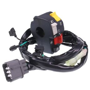 Left Handlebar Start Stop Kill Switch Compatible with Honda Rancher 420 TRX420FM FM1 M2 TM1 2014-2021 Headlight