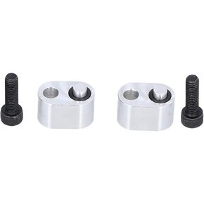 Coolant Crossover Plug Kit, 6061 Billet Aluminum LS Coolant Block for LS1 LS2 LS3 5.3 6.0 LM7 LQ4, LS Coolant Steam Port Kit Fit for Expedition Ecoboost Engines 2015‑2021