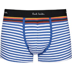 Paul Smith Men's Organic-Cotton Bright Stripe Dot Boxer Briefs