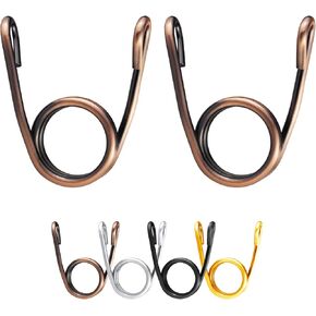 Torsion Type Motorcycle Solo Seat Springs, Clip Type Solo Seat Spring, Compatible with Harley Honda Yamaha Kawasaki Suzuki Sportster Bobber Chopper2 Pcs (Gold)