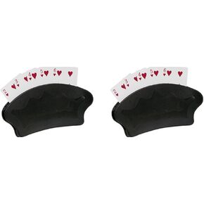 Fan Shape Free Standing Playing Card Holders (Set of Two)
