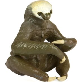 Safari Ltd. Two-Toed Sloth Figurine - Detailed 2.25" Plastic Model Figure - Fun Educational Wildlife Play Toy for Boys, Girls & Kids Ages 3+