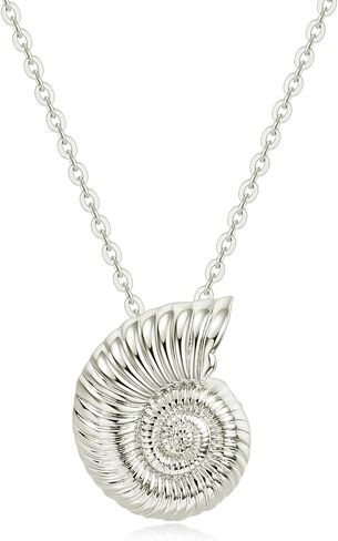Shell Seashell Necklace for Women,Chunky Gold Beach Conch Shell Necklaces Gifts for Women in Saudi Arabia