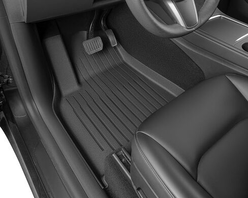 SUPER LINER All-Weather Floor Mats for Tesla Model 3 2021 2022 2023 Custom Fit Cargo Liner Rear Cargo Tray Trunk Mats Interior Accessories in Kuwait