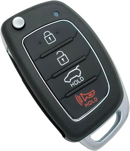 Replacement Keyless Entry Flip Folding Key Fob Cover Case Fit for Hyundai Santa fe Sonata Tucson Key Fob Shell 3 Buttons in Kuwait