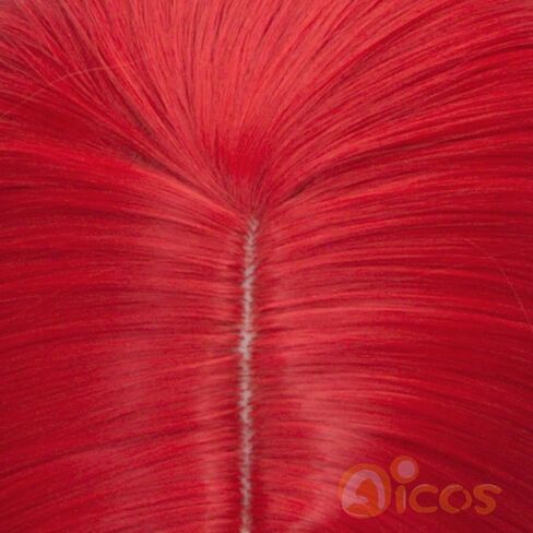Aicos Long Red Braid Wig for Women 29.5Inch Princess Red Costume Wig with Crown for Halloween Cosplay Party in Saudi Arabia