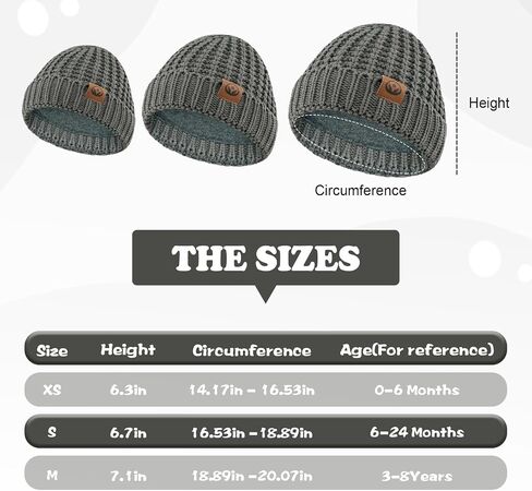 Knitted Toddler Winter Hat Beanie for Baby Boy Girls Soft Cotton Cute Toddler Beanie Warm Infant Hats Outdoor in Kuwait