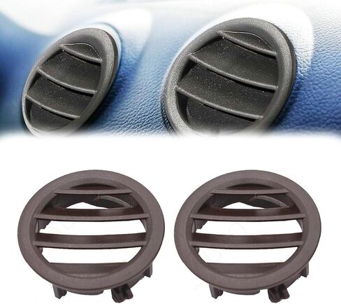 1Pair Console Dashboard AC Air Vent Grille Cover For Mercedes Benz W204 C-Class 2007 2008 2009 2010 (Brown) in Saudi Arabia