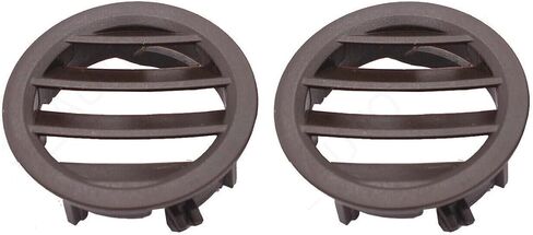 1Pair Console Dashboard AC Air Vent Grille Cover For Mercedes Benz W204 C-Class 2007 2008 2009 2010 (Brown) in Saudi Arabia