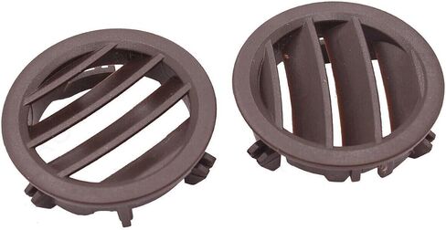 1Pair Console Dashboard AC Air Vent Grille Cover For Mercedes Benz W204 C-Class 2007 2008 2009 2010 (Brown) in Saudi Arabia